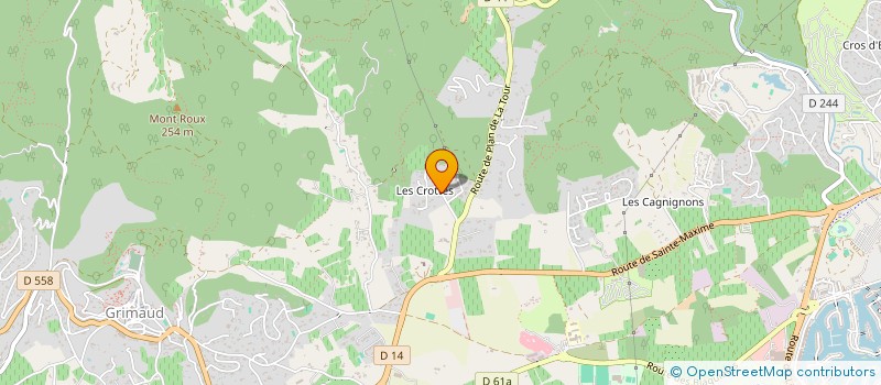 localisation de l'entreprise NOTRE DAME DE LA MARE à GRIMAUD