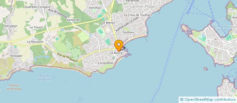 localisation de l'entreprise NOTRE DAME DE LA MER à LARMOR-PLAGE