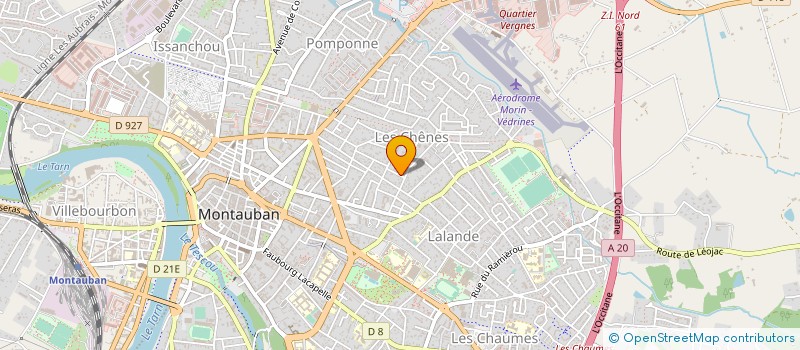 localisation de l'entreprise NOTRE-DAME DE LA PAIX  MONTAUBAN