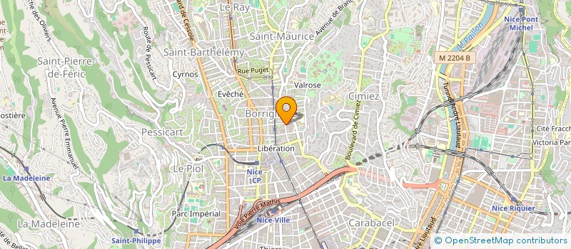 localisation de l'entreprise NOTRE-DAME DE LA PAIX à NICE