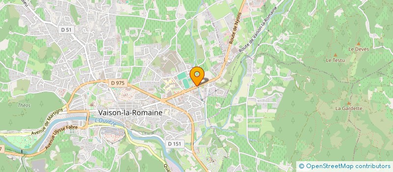 localisation de l'entreprise NOTRE DAME DE LA PART DIEU  VAISON-LA-ROMAINE