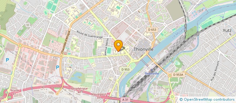 localisation de l'entreprise NOTRE DAME DE LA PROVIDENCE à THIONVILLE