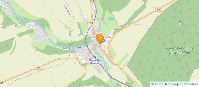 localisation de l'entreprise NOTRE DAME DE LOURDES  MARSEILLE-EN-BEAUVAISIS