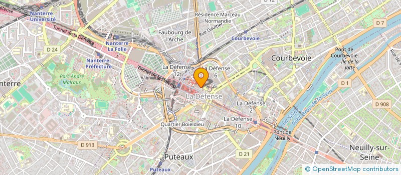 localisation de l'entreprise NOTRE DAME DE PENTECOTE  PUTEAUX