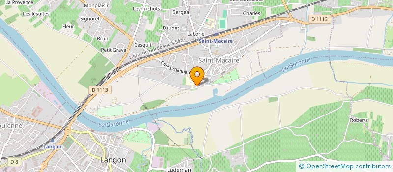 localisation de l'entreprise NOTRE DAME DE VERDELAIS  SAINT-MACAIRE