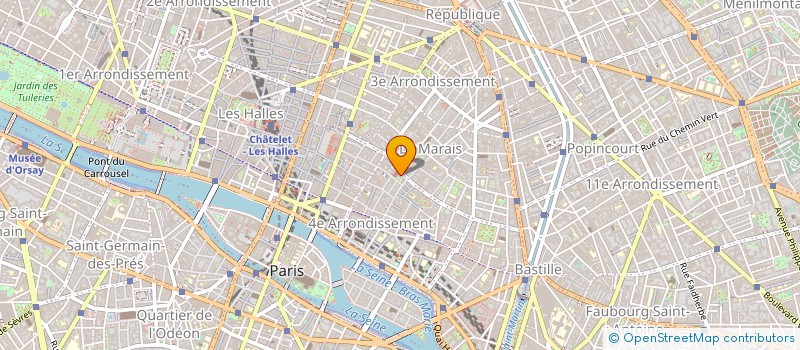localisation de l'entreprise NOTRE DAME DES BLANCS MANTEAUX à PARIS