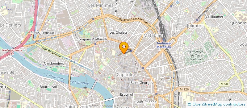 localisation de l'entreprise NOTRE DAME DES COTEAUX à TOULOUSE