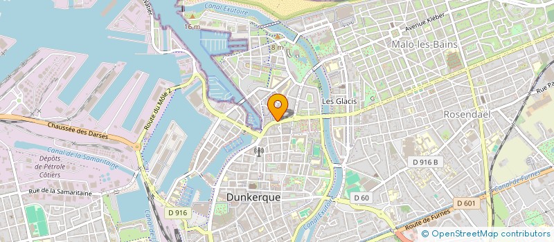 localisation de l'entreprise NOTRE DAME DES DUNES à DUNKERQUE