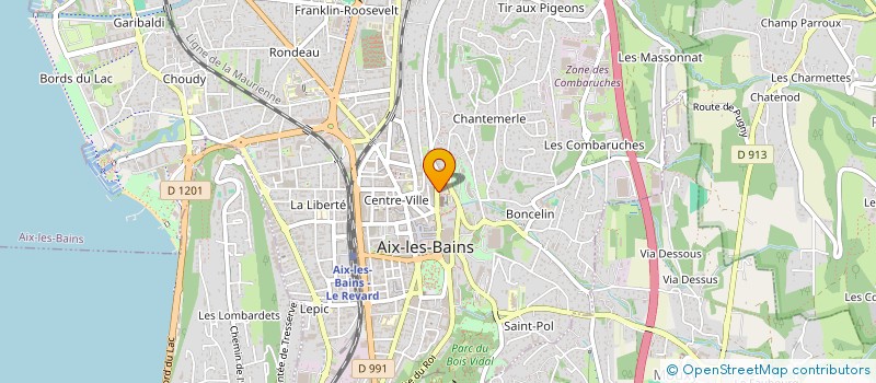 localisation de l'entreprise NOTRE DAME DES EAUX à AIX-LES-BAINS