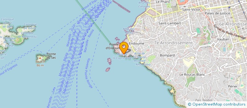 localisation de l'entreprise NOTRE DAME DES GRACES à MARSEILLE