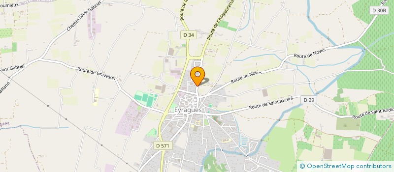 localisation de l'entreprise NOTRE DAME DES VENTS  EYRAGUES