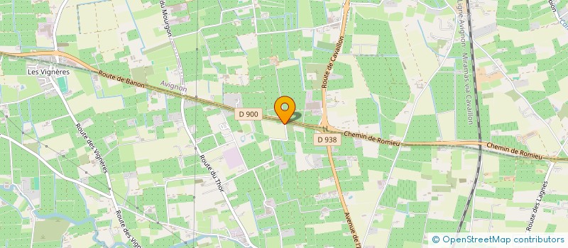 localisation de l'entreprise NOTRE DAME DES VIGNERES  CAVAILLON