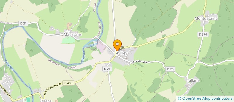 localisation de l'entreprise NOTRE DAME DU BEL AMOUR ET DE LA SAINTE ESPERANCE  AVILLEY