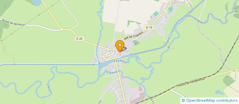 localisation de l'entreprise NOTRE DAME DU NIVERNAIS  CERCY-LA-TOUR