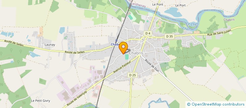 localisation de l'entreprise NOTRE DAME DU RONCIER à CHABRIS
