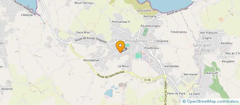 localisation de l'entreprise NOTRE DAME DU SACRE COEUR MTD  PLOUGASNOU