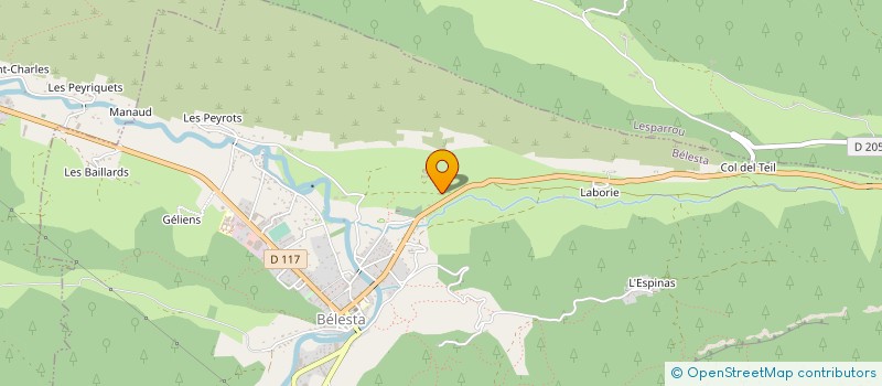localisation de l'entreprise NOTRE DAME DU VAL D'AMOUR à BELESTA