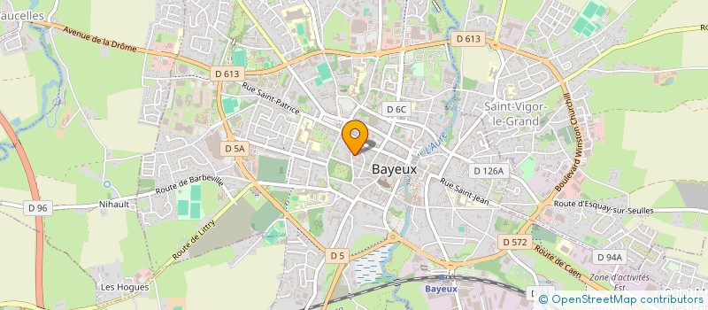 localisation de l'entreprise NOTRE DAME EN BESSIN  BAYEUX