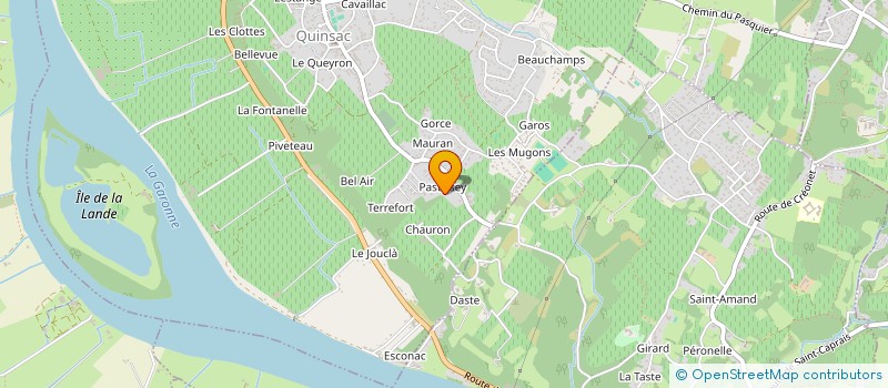 localisation de l'entreprise NOTRE-DAME-RAMONET  QUINSAC