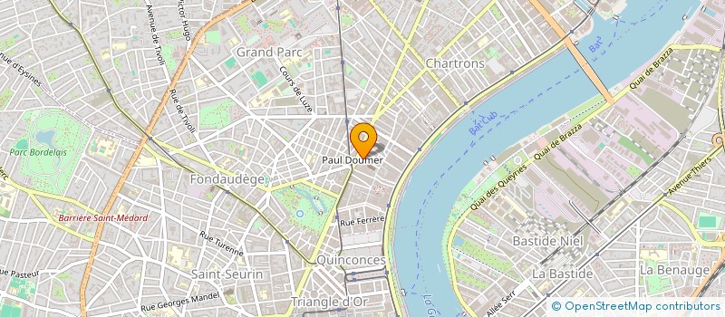 localisation de l'entreprise NOTRE DESTINEE  BORDEAUX