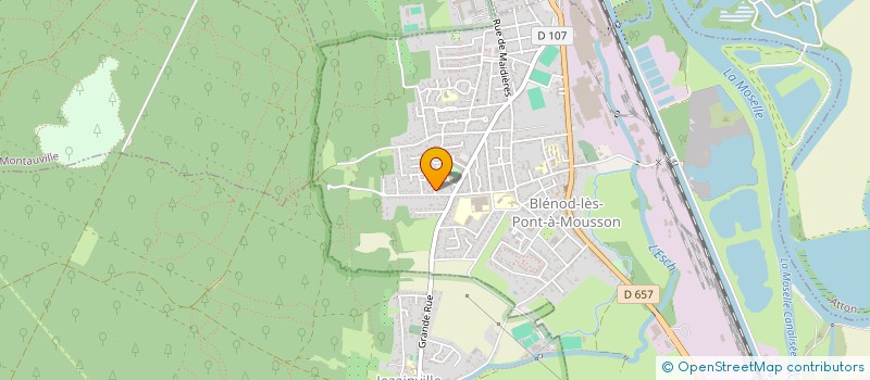 localisation de l'entreprise NOTRE ETOILE DE L'ESPOIR  BLENOD-LES-PONT-A-MOUSSON