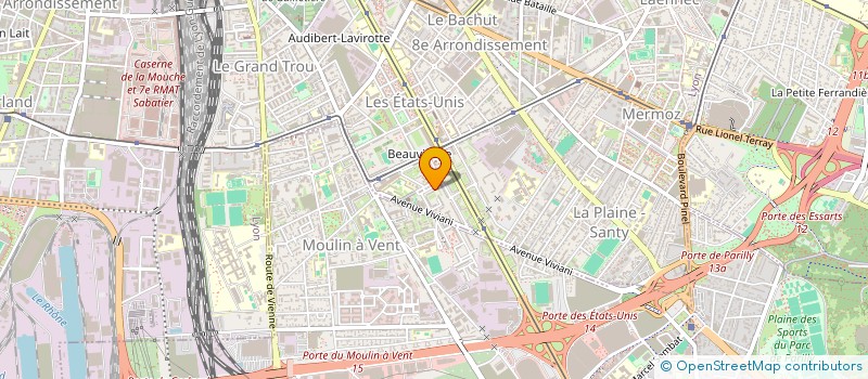 localisation de l'entreprise NOTRE FAIM DE VIE  LYON