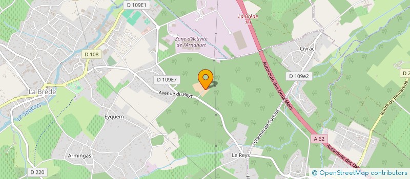 localisation de l'entreprise NOTRE GRANGE  LA BREDE