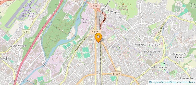 localisation de l'entreprise NOTRE HISTOIRE RETROUVEE à ANNECY