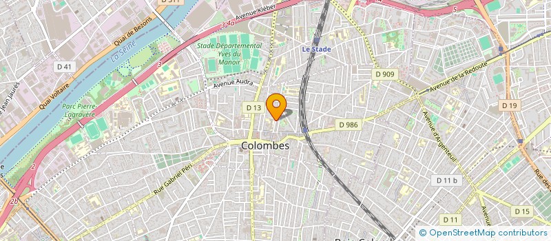 localisation de l'entreprise NOTRE HORIZON à COLOMBES