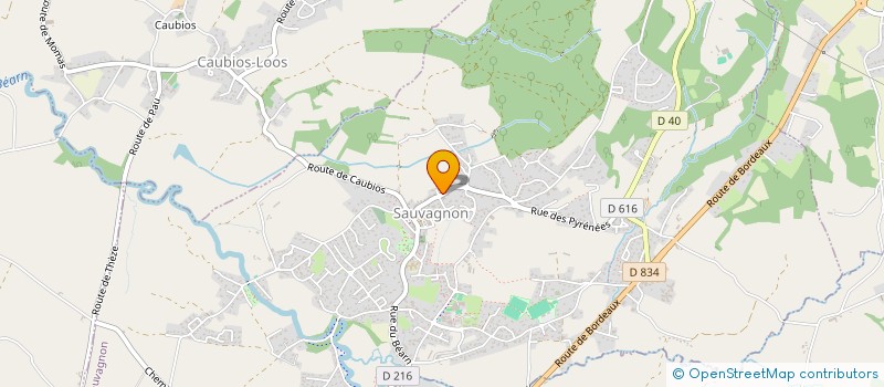 localisation de l'entreprise NOTRE IDEAL  SAUVAGNON