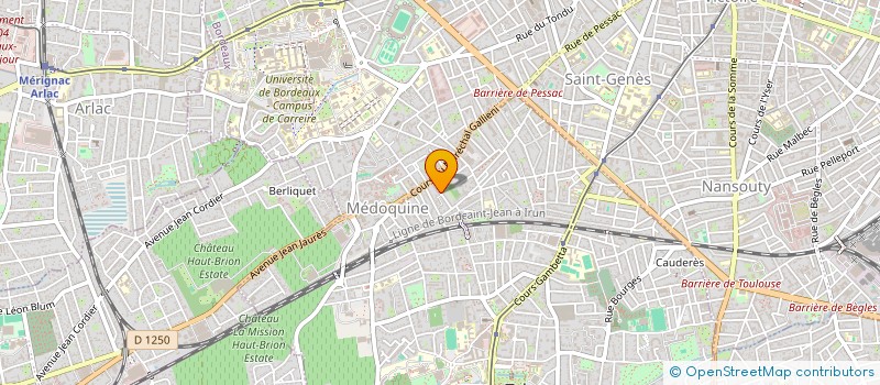 localisation de l'entreprise NOTRE ITALIE  TALENCE