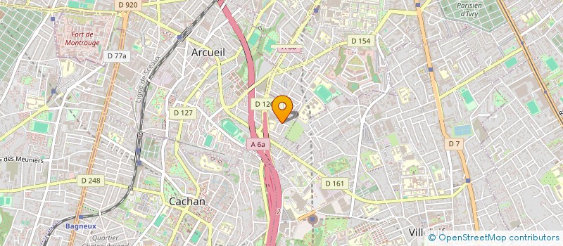 localisation de l'entreprise NOTRE JEUNESSE EN ACTION  ARCUEIL