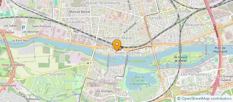 localisation de l'entreprise NOTRE MONDE à TOURS