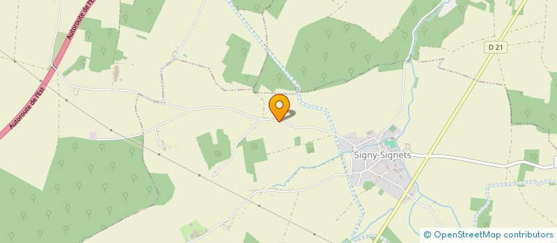 localisation de l'entreprise NOTRE P'TIT PARADIS  SIGNY-SIGNETS