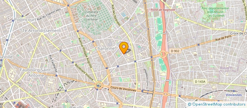 localisation de l'entreprise NOTRE PAIN  PARIS