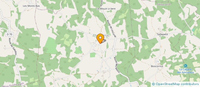 localisation de l'entreprise NOTRE PATRIMOINE CUBJAC AUVEZERE VAL D'ANS  CUBJAC-AUVEZERE-VAL D'ANS