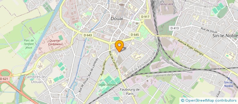 localisation de l'entreprise NOTRE REFUGE à DOUAI