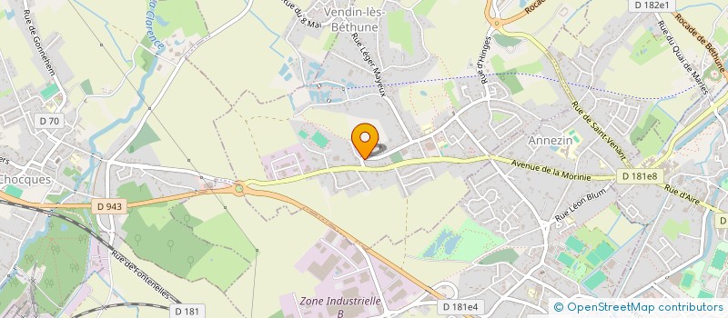localisation de l'entreprise NOTRE TRUCK EN PLUS à VENDIN-LES-BETHUNE
