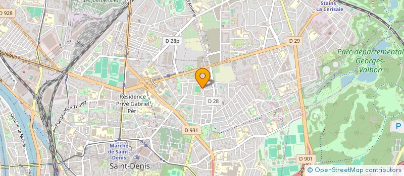 localisation de l'entreprise NOTRE UNION ASSOCIATIVE GRANDIR ENSEMBLE à SAINT-DENIS