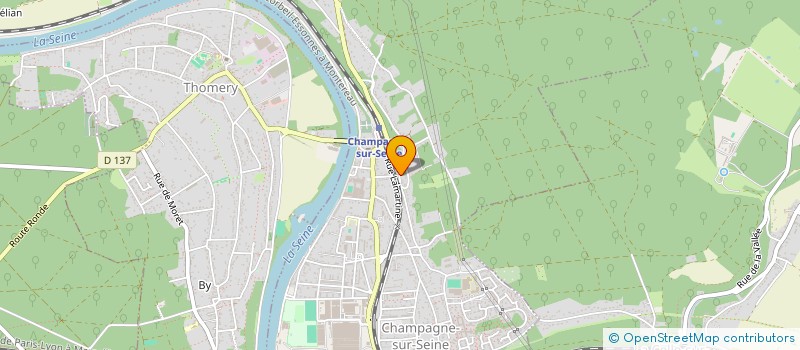 localisation de l'entreprise NOTRE VECU  CHAMPAGNE-SUR-SEINE