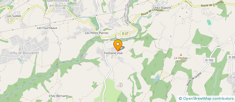 localisation de l'entreprise NOTREDAME74  GROISY