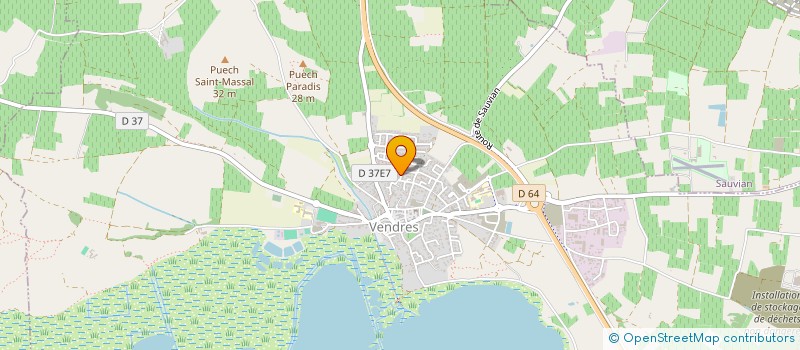 localisation de l'entreprise NOTRESOFT  VENDRES