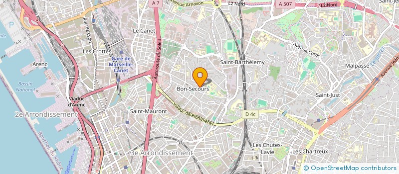 localisation de l'entreprise NOTSER CHESED INSTITUTIONS  MARSEILLE