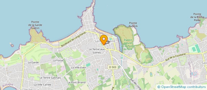 localisation de l'entreprise NOTSURFING  SAINT-LUNAIRE