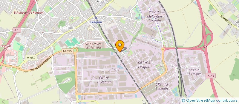 localisation de l'entreprise NOTTAM à LESQUIN