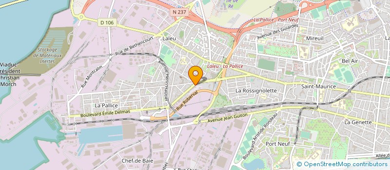 localisation de l'entreprise NOTTE & GOURGUE  LA ROCHELLE