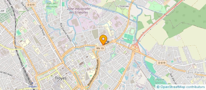 localisation de l'entreprise NOTTEAU à TROYES