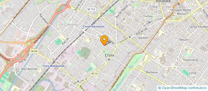 localisation de l'entreprise NOTTEBAERT COMPANY  CROIX