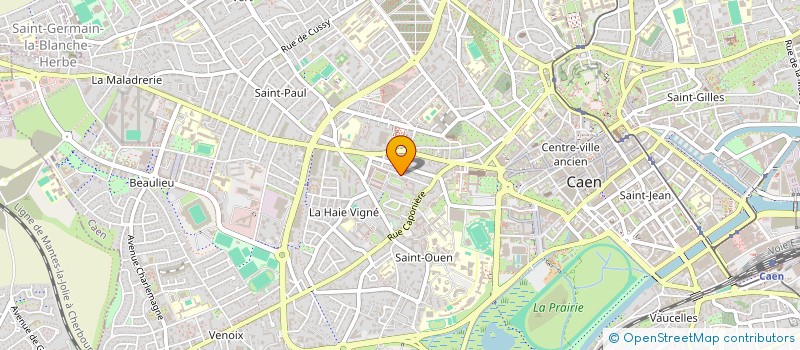 localisation de l'entreprise NOTTETEMPO à CAEN