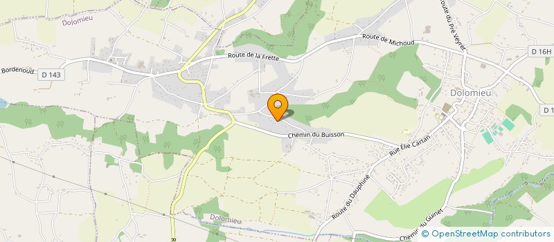 localisation de l'entreprise NOTTON DIT COIRON DECAVELE  DOLOMIEU